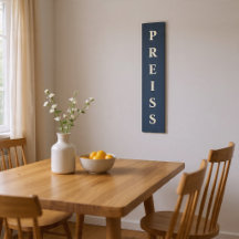 Blau/Vanilla Vor/Familie/Nachname