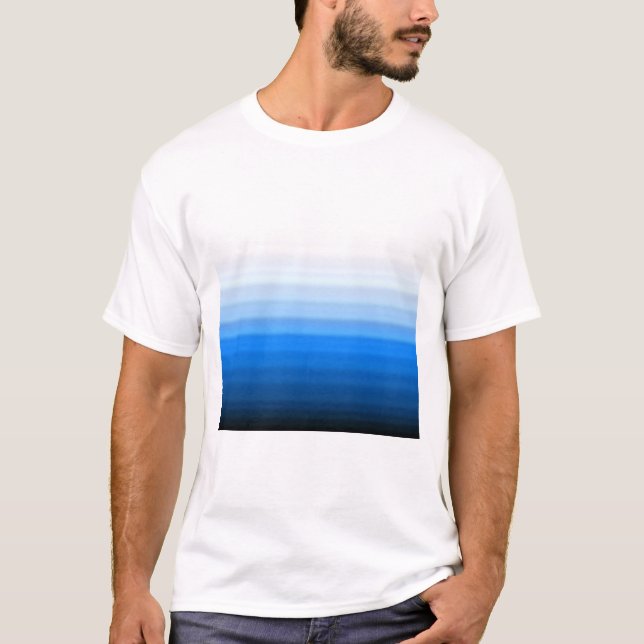 Blau verblaßt T-Shirt (Vorderseite)