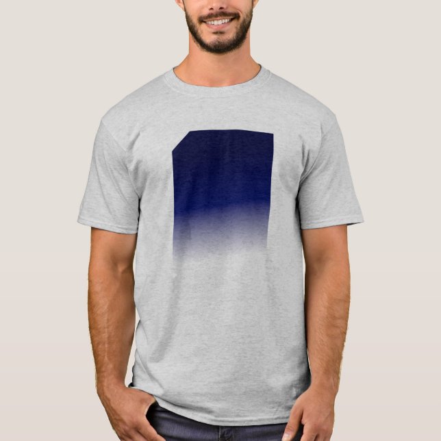 Blau verblaßt T-Shirt (Vorderseite)