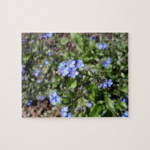 Blau Vergiss mich nicht zu rächen Puzzle