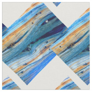 Blau verwitterter barnboard Zickzack Stoff