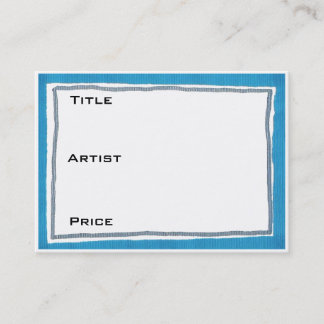 Blau Visitenkarte