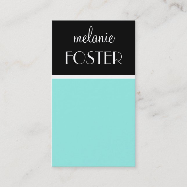 Blau Visitenkarte (Vorderseite)