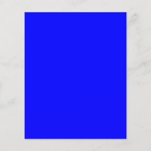 Blau (Vollfarbe) Flyer