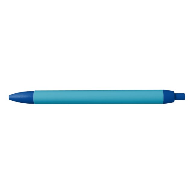 Blau (Vollfarbe) Kugelschreiber (Vorderseite)