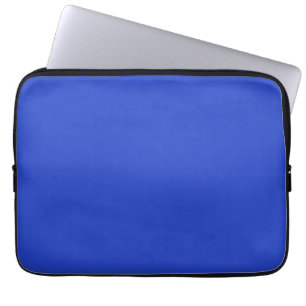 Blau (Vollfarbe) Laptopschutzhülle