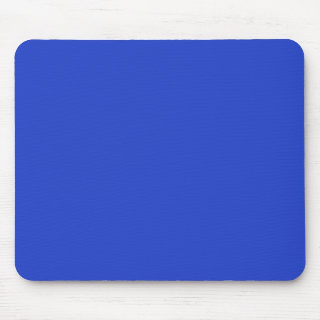 Blau (Vollfarbe)  Mousepad (Vorne)
