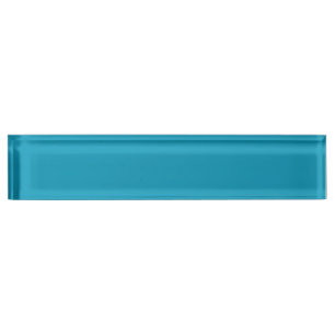 Blau (Vollfarbe) Namensplakette