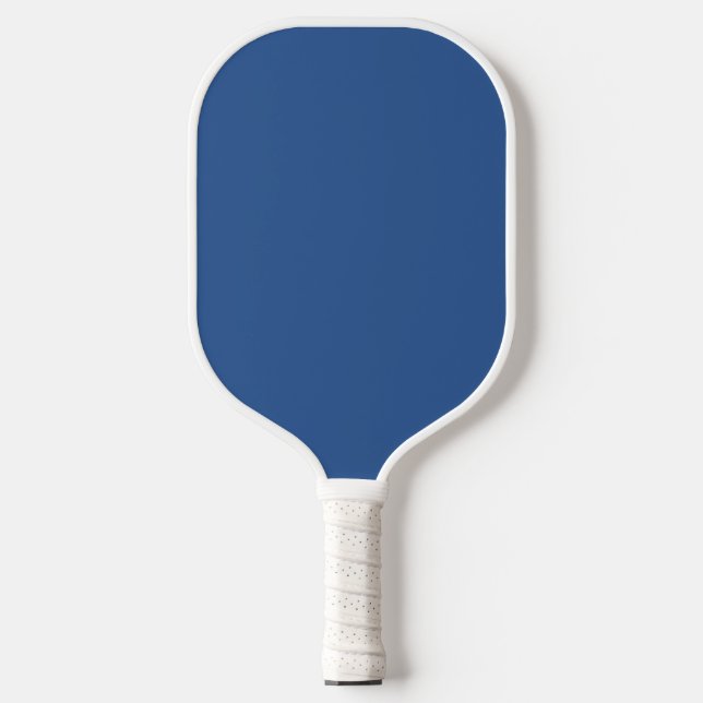Blau (Vollfarbe) Pickleball Schläger (Vorderseite)