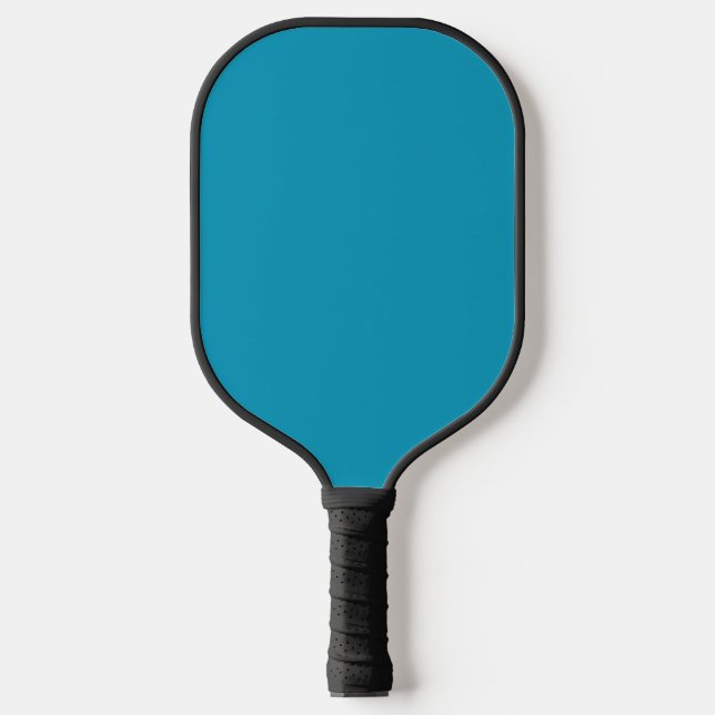 Blau (Vollfarbe) Pickleball Schläger (Vorderseite)
