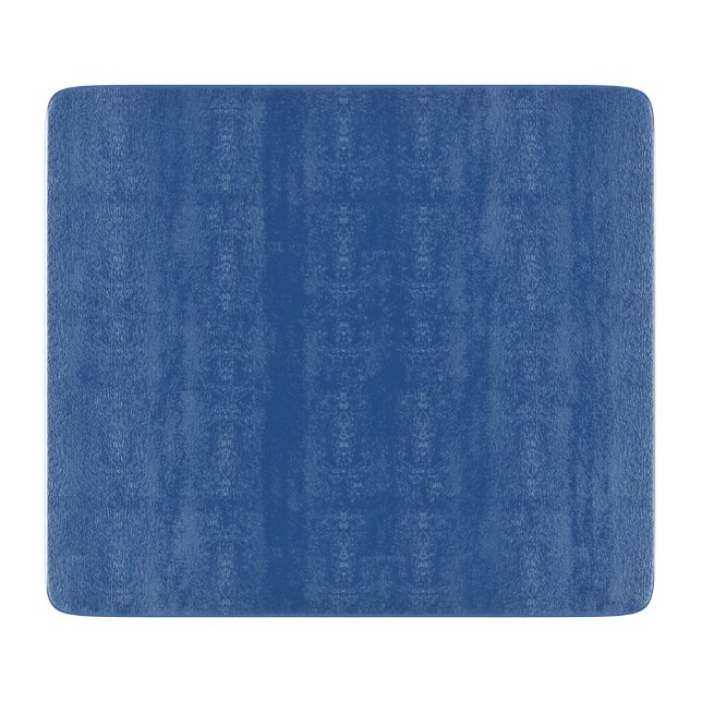 Blau (Vollfarbe) Schneidebrett (Vorderseite)