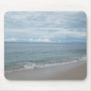 Blau von Ozean- und Sandstränden Mousepad