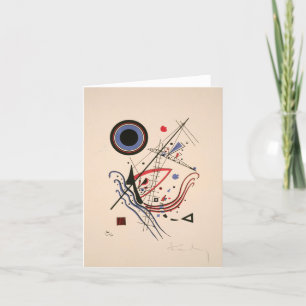 Blau von Wassily Kandinsky Dankeskarte