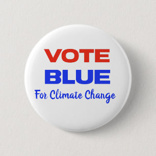 Blau Wählen Wählen USA Demokratisch Politisch Rot Button