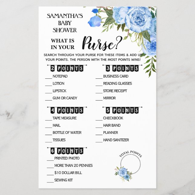 Blau Was ist in Ihrer Pursuit Dusche zweisprachige Flyer (Vorne)