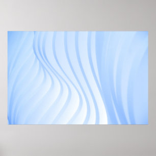 Blau-weiß gestreifte Textilien Poster