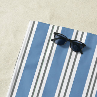Blau weiß grau Strand Badezimmer Küste Strandtuch