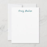 Blau Weiß Ihr Name Einzigartig Minimalistisch