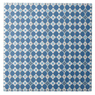 Blau-Weiß-Muster Mittelmeer Azulejo Fliese