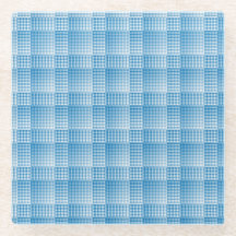 Blau-Weiß-Schachbrett abstraktes Muster