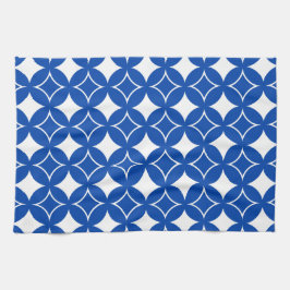 Blau-Weiß-Shippo-Muster Geschirrtuch