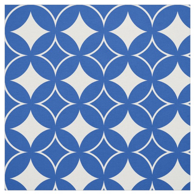 Blau-Weiß-Shippo-Muster Stoff (Muster)
