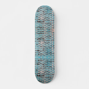 Blau, Weiß und Schwarz Skateboard