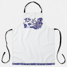 Blau-weiße China Blaues Blumendesign