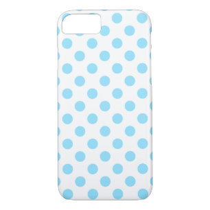 Blau-weiße Polka-Punkte Case-Mate iPhone Hülle