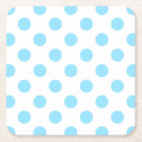 Blau-weiße Polka-Punkte