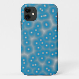 blau-weiße Punktstruktur Case-Mate iPhone Hülle