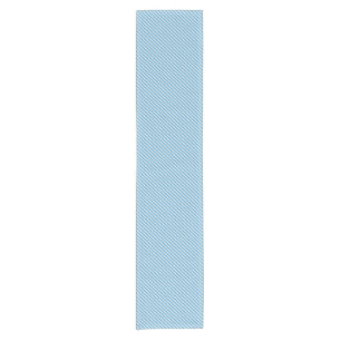 Blau-weißer Quadrathintergrund Kurzer Tischläufer