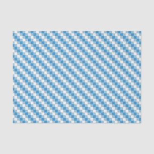 Blau-weißer Quadrathintergrund Seidenpapier