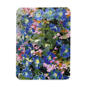 Blau Widen, buntes Kunstwerk von Augusto Giacomett Magnet