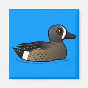 Blau-winged aquamarines magnet