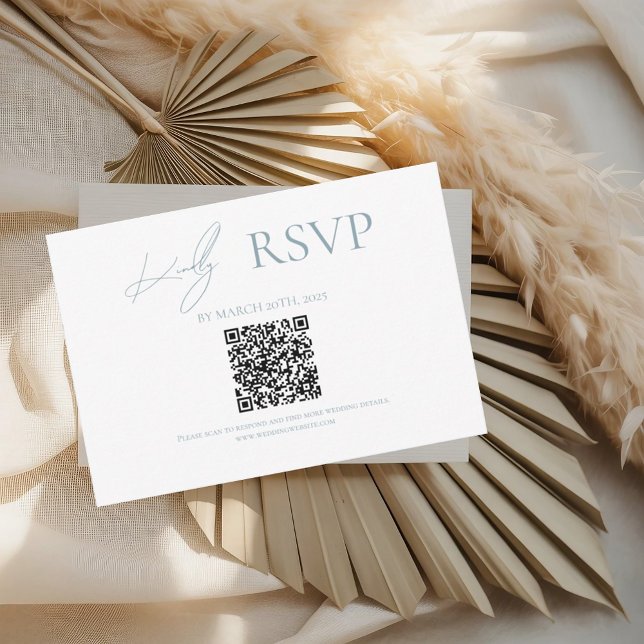 Blau, wo für immer beginnt, RSVP-Karten Hochzeitsk RSVP Karte (Von Creator hochgeladen)