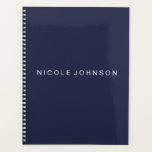 Blau/Wochen/Monatsplaner Planer<br><div class="desc">Fügen Sie Ihren individuelle Name zu diesem modernen blauen Wendelplaner wöchentlich\monatlich hinzu. Ideal für eine Vielzahl von Projekten,  um Sie behalten organisiert.</div>