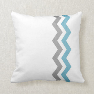 Blau-Zig-Zag-Muster Kissen