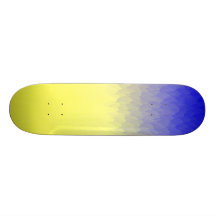 Blau, zum der Ombre Flammen-Skateboard-Plattform