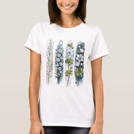 BLAUABSTUFUNGEN MOHN-ANEMONE-BLUMEN T-Shirt