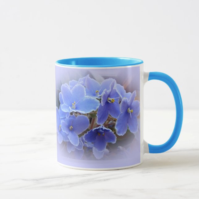 Blauafrikanische Violetten Tasse (Rechts)