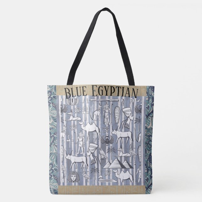 Blauägyptische Tasche (Vorderseite)