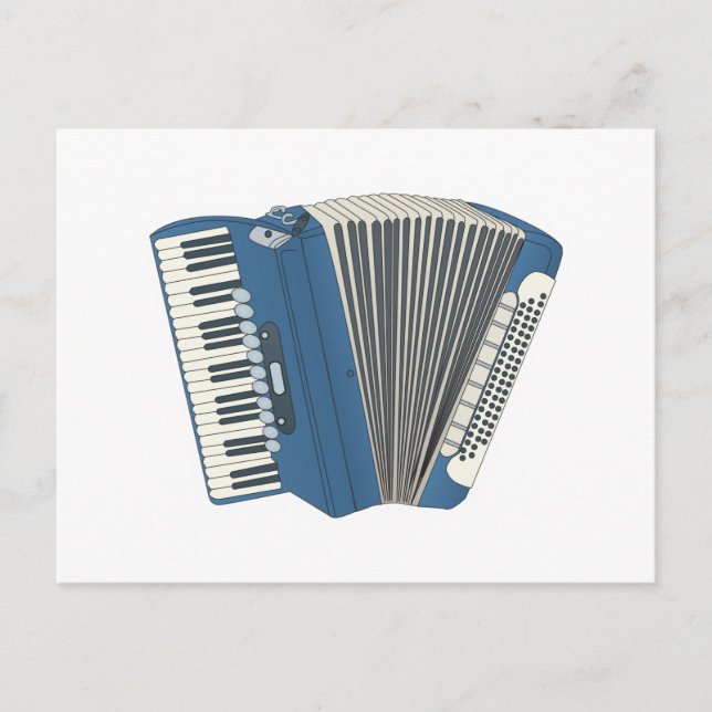 Blauakkordian Postkarte (Vorderseite)
