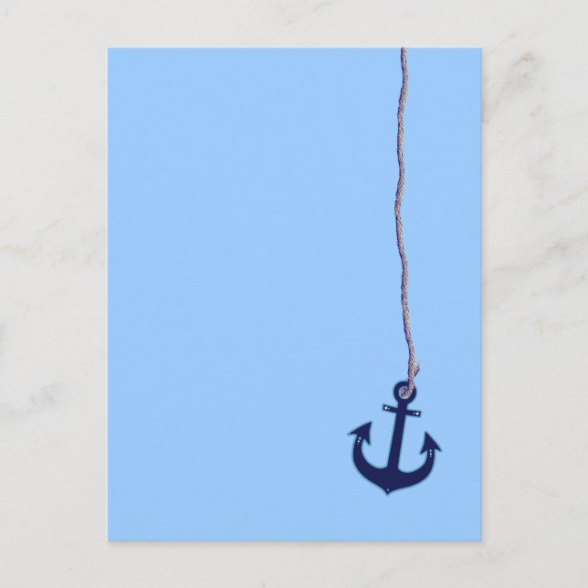 Blauanker Postkarte (Vorderseite)