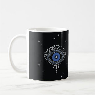 Blauaugenschutzsymbol viel Glück Kaffeetasse