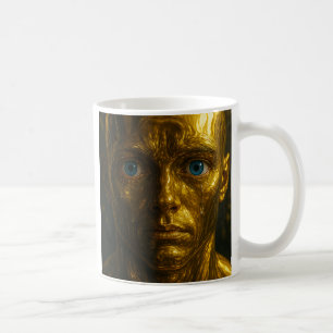 Blauäugige Androiden Kaffeetasse