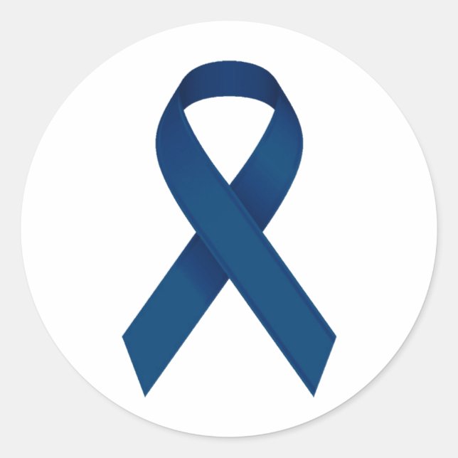 Blauband Runder Aufkleber (Vorderseite)