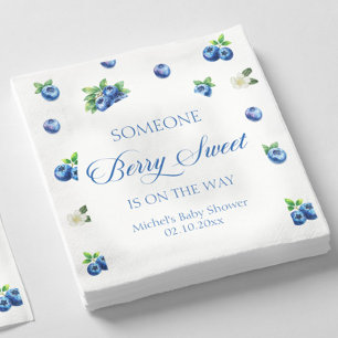 Blaubeer-Baby-Party  Serviette