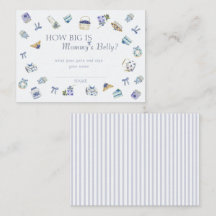 Blaubeer-Dessert-Baby-Party Wie groß ist Mommys Ba