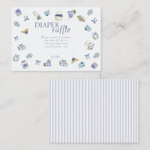 Blaubeer-Dessert-Baby-Party-Windel-Raffle